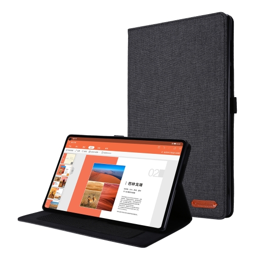 For Lenovo M10 Plus Horizontal Flip TPU + Fabric PU Leather Protective Case with Name Card Clip(Black)
For Lenovo M10 Plus Horizontal Flip TPU + Fabric PU Leather Protective Case with Name Card Clip(Black)