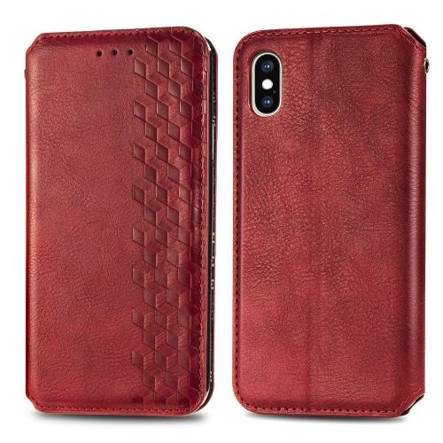 For iPhone XS Max Cubic Grid Pressed Horizontal Flip Magnetic PU Leather Case with Holder & Card Slots & Wallet & Lanyard(Red)
For iPhone XS Max Cubic Grid Pressed Horizontal Flip Magnetic PU Leather Case with Holder & Card Slots & Wallet & Lanyard(Red)