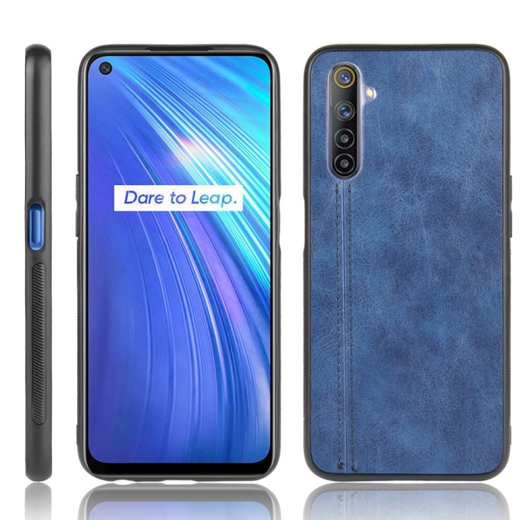 For Oppo Realme 6 Shockproof Sewing Cow Pattern Skin PC + PU + TPU Case(Blue)
For Oppo Realme 6 Shockproof Sewing Cow Pattern Skin PC + PU + TPU Case(Blue)