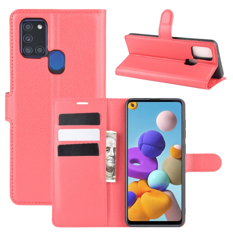 For Galaxy A21S Litchi Texture Horizontal Flip Protective Case with Holder & Card Slots & Wallet(Red)
For Galaxy A21S Litchi Texture Horizontal Flip Protective Case with Holder & Card Slots & Wallet(Red)