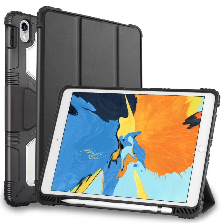 For iPad Pro 11(2018) Genius Case TPU + PC Skin Mounted Magnetic Absorption Three Fold Flat Plate Anti Falling Sleeve Protective Shell/Case(Black)
For iPad Pro 11(2018) Genius Case TPU + PC Skin Mounted Magnetic Absorption Three Fold Flat Plate Anti Falling Sleeve Protective Shell/Case(Black)