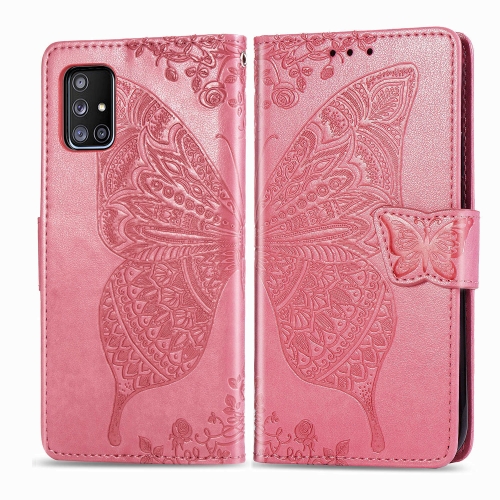 For Galaxy A71 5G Butterfly Love Flower Embossed Horizontal Flip Leather Case with Bracket / Card Slot / Wallet / Lanyard(Pink)
For Galaxy A71 5G Butterfly Love Flower Embossed Horizontal Flip Leather Case with Bracket / Card Slot / Wallet / Lanyard(Pink)