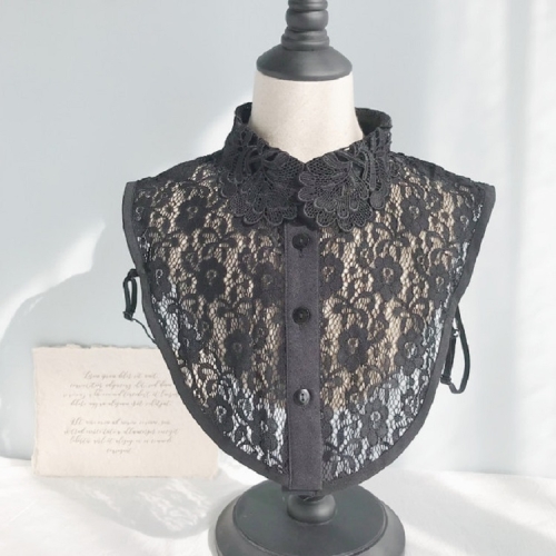 Black Women Autumn and Winter Lace Wild Fake Collar Shirt Decoration Collar, Style:D
Black Women Autumn and Winter Lace Wild Fake Collar Shirt Decoration Collar, Style:D