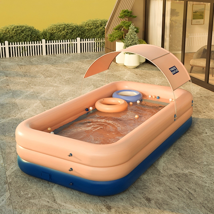 PVC Shade Wireless Automatic Inflatable Swimming Pool Household Children Swimming Pool Large Outdoor Plastic Pool with Shed, Size:2.1m(Pink)
PVC Shade Wireless Automatic Inflatable Swimming Pool Household Children Swimming Pool Large Outdoor Plastic Pool with Shed, Size:2.1m(Pink)