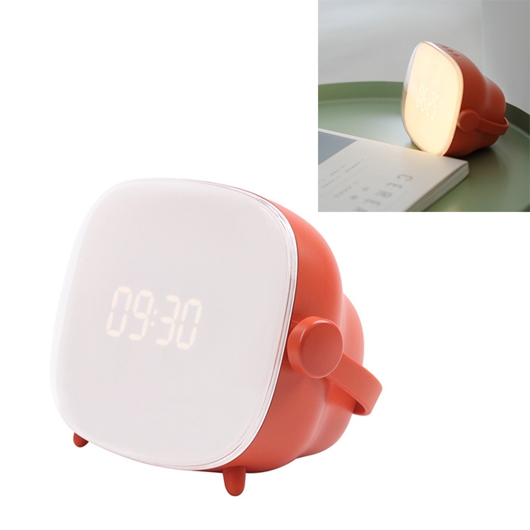 LED Eye Protection Lamp TV Clock Lamp Bedside Table Lamp Alarm Clock Night Light(Orange) 
LED Eye Protection Lamp TV Clock Lamp Bedside Table Lamp Alarm Clock Night Light(Orange)