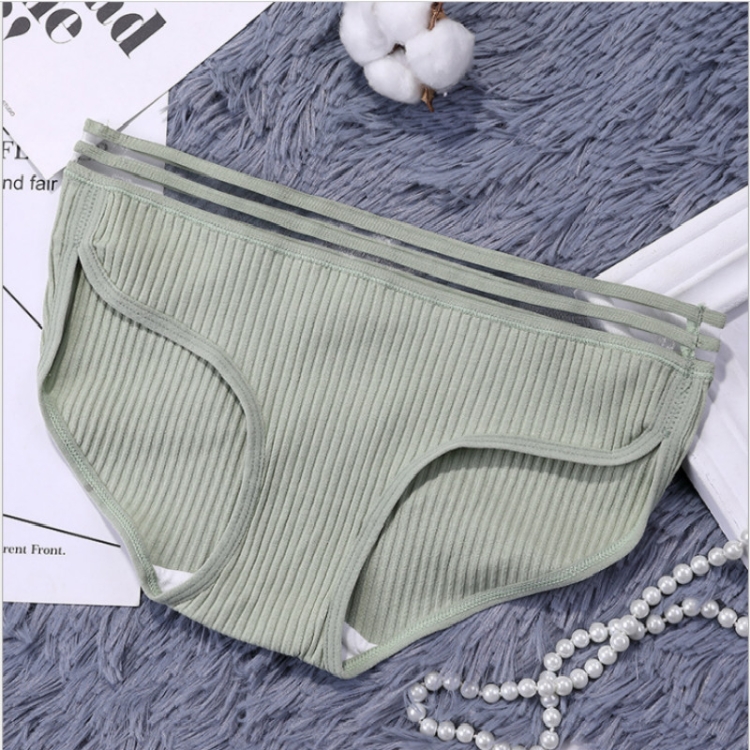3 PCS Mid-waist Sexy Thread Cotton Seamless Briefs, Size:One Size(Green)
3 PCS Mid-waist Sexy Thread Cotton Seamless Briefs, Size:One Size(Green)