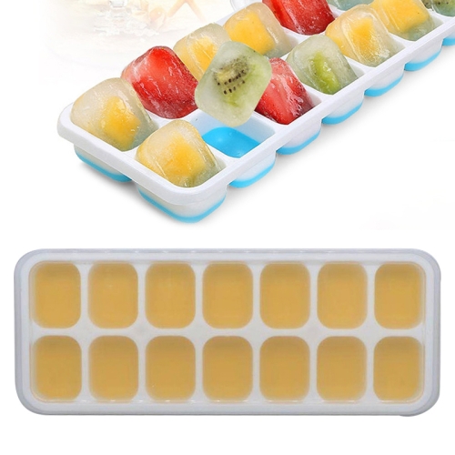5 PCS 14 Grid Silicone Ice Grid Household Square Ice Grid Silicone Mold With Lid(Yellow)
5 PCS 14 Grid Silicone Ice Grid Household Square Ice Grid Silicone Mold With Lid(Yellow)