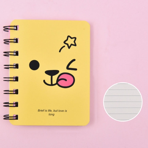 Cartoon Student Mini Portable Pocket Notepad Coil Notebook, Color:Emoji-Yellow
Cartoon Student Mini Portable Pocket Notepad Coil Notebook, Color:Emoji-Yellow