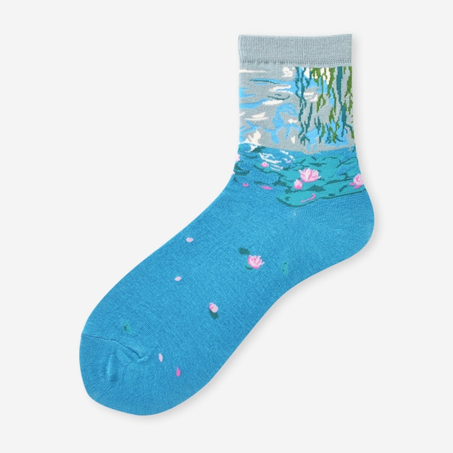 Vintage Literary Abstract Personality Oil Painting Tube Socks, Size:One Size(Lotus)
Vintage Literary Abstract Personality Oil Painting Tube Socks, Size:One Size(Lotus)