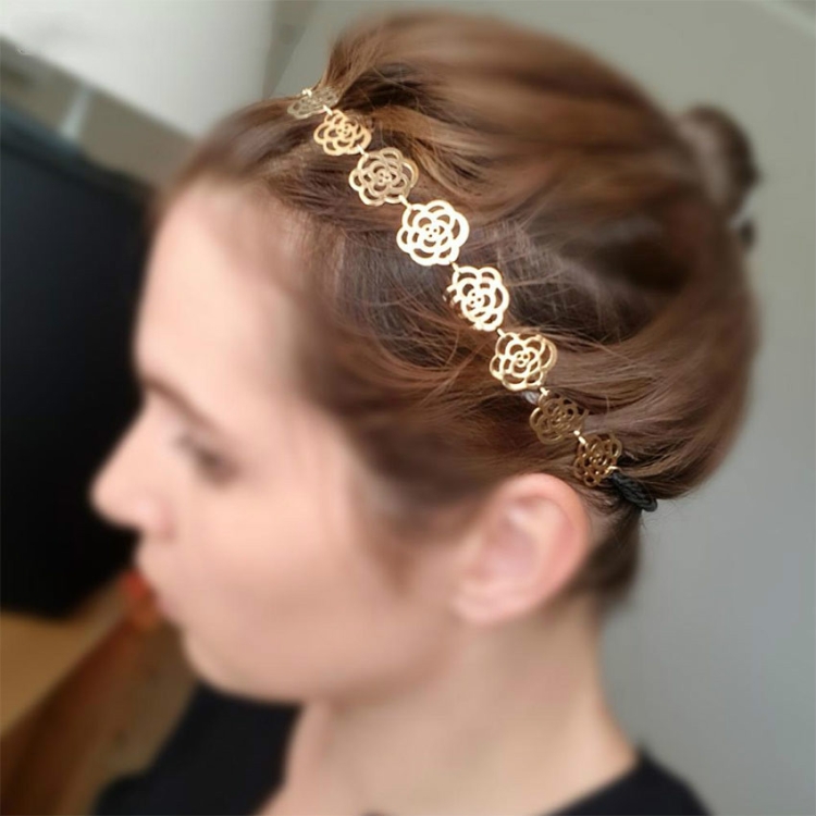 2 PCS Fashion Lovely Metallic Women Hollow Rose Flower Elastic Headband Headwear Accessories(Gold)
2 PCS Fashion Lovely Metallic Women Hollow Rose Flower Elastic Headband Headwear Accessories(Gold)