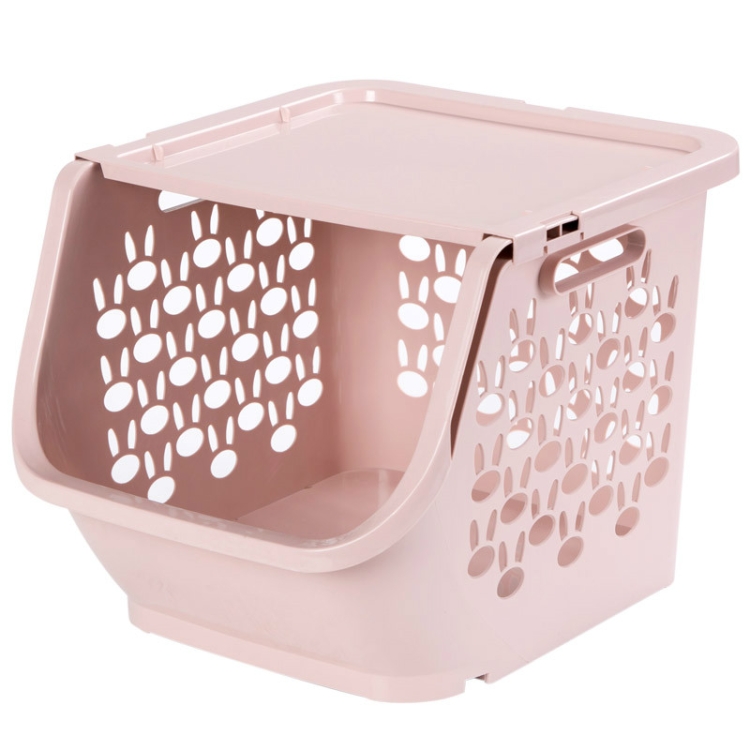 Stackable Kitchen Plastic Storage Basket Bathroom Shelf(Pink)
Stackable Kitchen Plastic Storage Basket Bathroom Shelf(Pink)