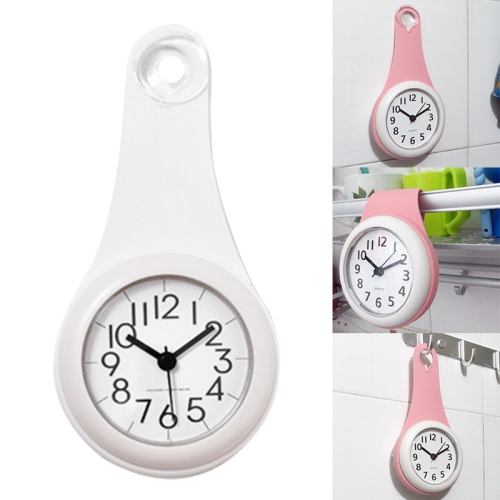 Simple Bathroom Clock Creative Wall Clock Kitchen Refrigerator Waterproof Mute Small Clock(White)
Simple Bathroom Clock Creative Wall Clock Kitchen Refrigerator Waterproof Mute Small Clock(White)
