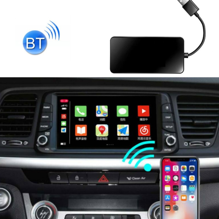 Car Machine Wired To Wireless Carplay Box Module USB Socket Plug And Play Carplay for iPhone Mobile Phones, Suitable For Hyundai(Black Square)
Car Machine Wired To Wireless Carplay Box Module USB Socket Plug And Play Carplay for iPhone Mobile Phones, Suitable For Hyundai(Black Square)