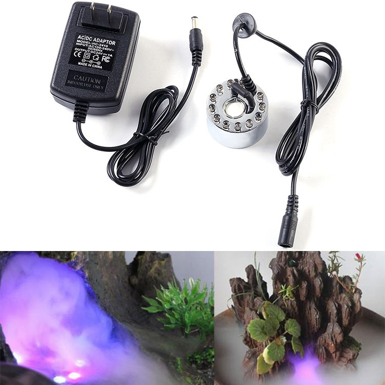 Fountain Fish Tank Ultrasonic Portable Atomizer, US Plug, Type:Electronic 12 Lamp Metal
Fountain Fish Tank Ultrasonic Portable Atomizer, US Plug, Type:Electronic 12 Lamp Metal