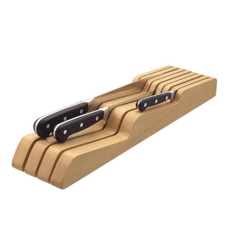Solid Wood Drawer Knife Holder Kitchen Supplies Horizontal Wooden Knife Holder Tool Storage Rack Beech Knife Holder
Solid Wood Drawer Knife Holder Kitchen Supplies Horizontal Wooden Knife Holder Tool Storage Rack Beech Knife Holder