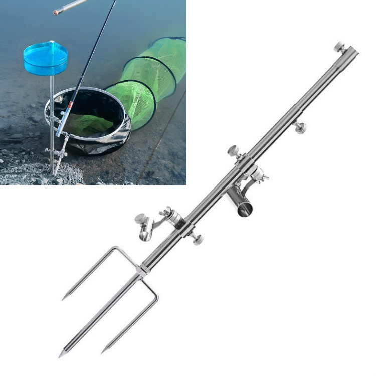 Stainless Steel Multi-function Wild Fishing Ground Insertion Bracket Fishing Bracket, Style:Three in One Multifunctional Plug
Stainless Steel Multi-function Wild Fishing Ground Insertion Bracket Fishing Bracket, Style:Three in One Multifunctional Plug