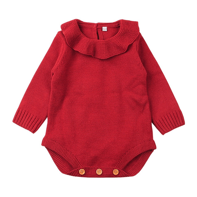 Winter Newborn Babies Knitting Long Sleeve Jumpsuit Romper, Size:90cm(Red)
Winter Newborn Babies Knitting Long Sleeve Jumpsuit Romper, Size:90cm(Red)