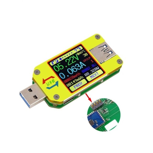 USB 3.0 Color Display Screen Tester Voltage-current Measurement Type-C Meter, Support Android APP, Model:UM34C with Bluetooth
USB 3.0 Color Display Screen Tester Voltage-current Measurement Type-C Meter, Support Android APP, Model:UM34C with Bluetooth