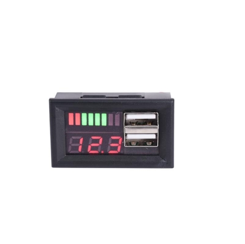 DL-USB-02 Car 12V Battery Voltage Power Display Meter Head Integrated Dual USB Output 5V2A Voltage Conversion
DL-USB-02 Car 12V Battery Voltage Power Display Meter Head Integrated Dual USB Output 5V2A Voltage Conversion