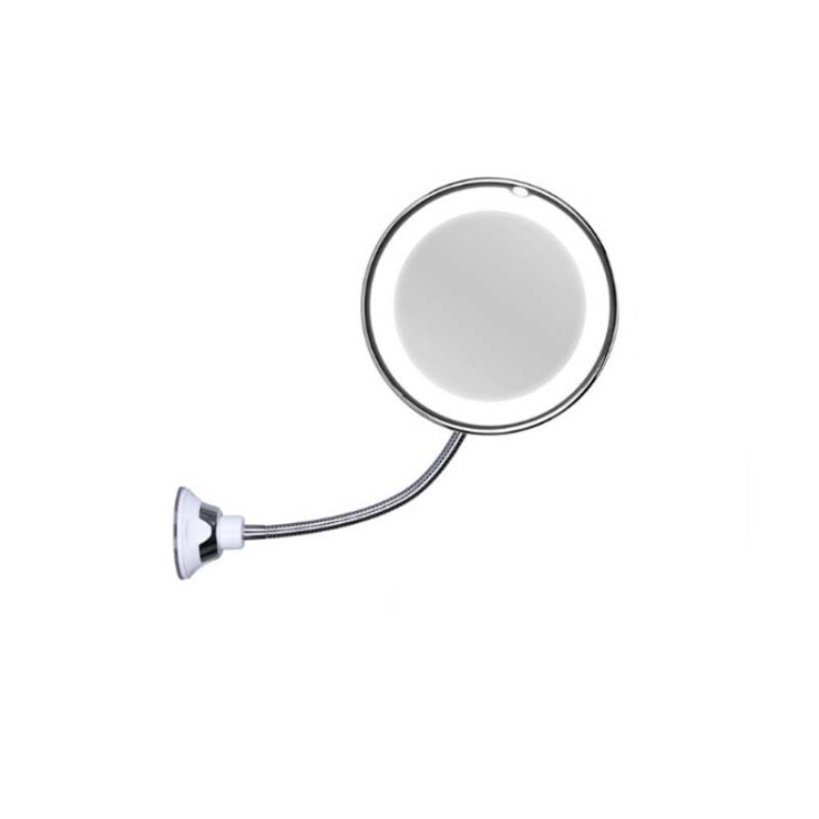 360 Swivel LED Lighted Makeup Mirror Adjustable Flexible Wall Mounted Bathroom Mirror(10 Times Mirror)
360 Swivel LED Lighted Makeup Mirror Adjustable Flexible Wall Mounted Bathroom Mirror(10 Times Mirror)
