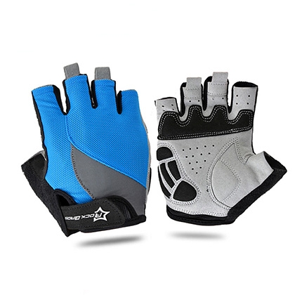 Cycling Anti-slip Anti-sweat Men Women Half Finger Gloves Breathable Anti-shock Sports Gloves mountain Bike Bicycle Glove, Size:M(Blue)
Cycling Anti-slip Anti-sweat Men Women Half Finger Gloves Breathable Anti-shock Sports Gloves mountain Bike Bicycle Glove, Size:M(Blue)