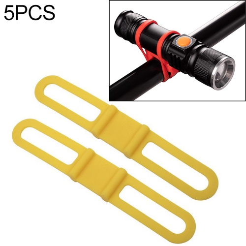 5 PCS Silicon Strap Mountain Road Bike Torch Phone Flashlight Elastic Bandage Bicycle Light Mount Holder(Yellow)
5 PCS Silicon Strap Mountain Road Bike Torch Phone Flashlight Elastic Bandage Bicycle Light Mount Holder(Yellow)