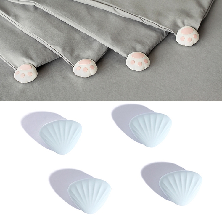 4 PCS / Set Quilted Non-slip Buckle at Four Corners Safe Needleless Quilt Holder(Shell)
4 PCS / Set Quilted Non-slip Buckle at Four Corners Safe Needleless Quilt Holder(Shell)