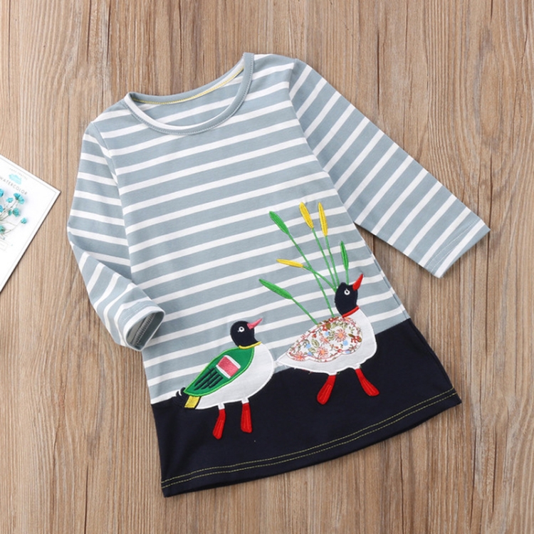 Skin-friendly Comfortable Princess Long Sleeve Dresses Girl Printed Dress, Kid Height:100cm(Strip)
Skin-friendly Comfortable Princess Long Sleeve Dresses Girl Printed Dress, Kid Height:100cm(Strip)