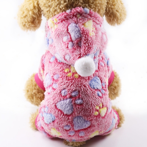 Dog Pajamas Fleece Jumpsuit Autumn Winter Dog Clothes Four legs Warm Pet Clothes, Size:M(Magenta Dog Feet)
Dog Pajamas Fleece Jumpsuit Autumn Winter Dog Clothes Four legs Warm Pet Clothes, Size:M(Magenta Dog Feet)