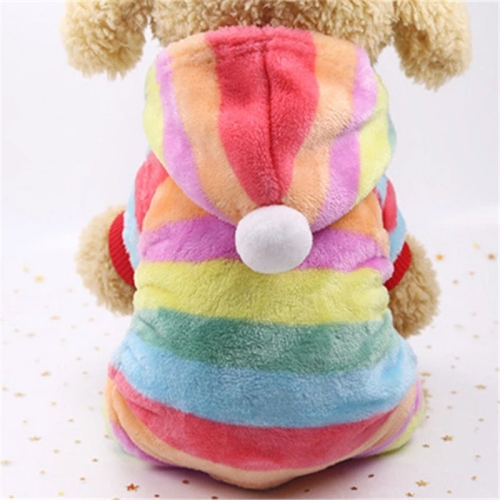 Dog Pajamas Fleece Jumpsuit Autumn Winter Dog Clothes Four legs Warm Pet Clothes, Size:L(Rainbow Color)
Dog Pajamas Fleece Jumpsuit Autumn Winter Dog Clothes Four legs Warm Pet Clothes, Size:L(Rainbow Color)