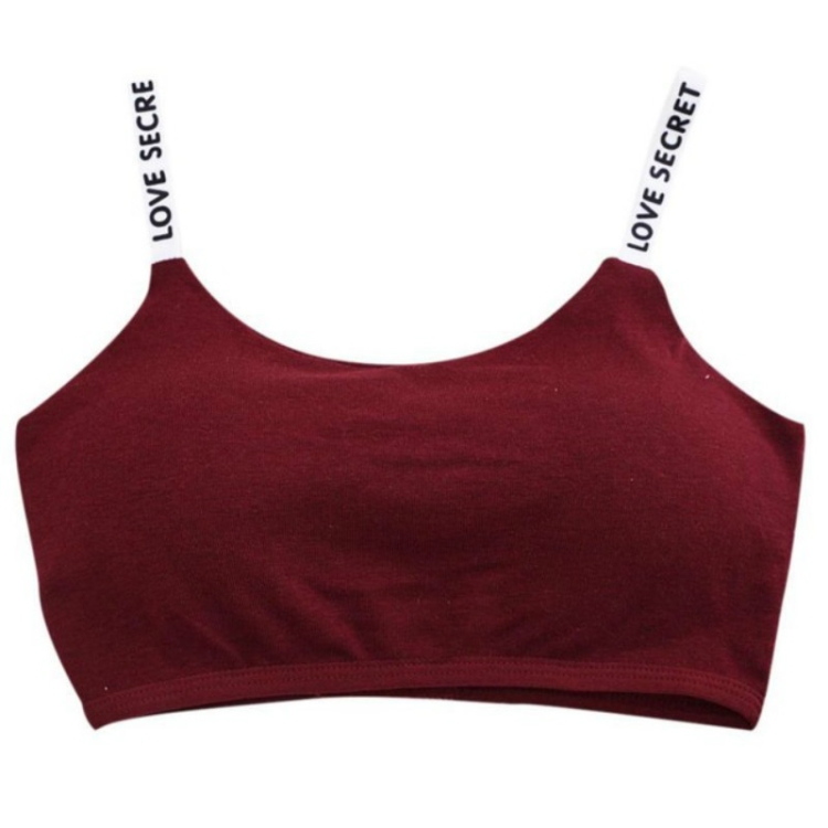 Casual Letter Print Bra Fitness Breathable Women Bra, Cup Size:One Size(Burgundy)
Casual Letter Print Bra Fitness Breathable Women Bra, Cup Size:One Size(Burgundy)