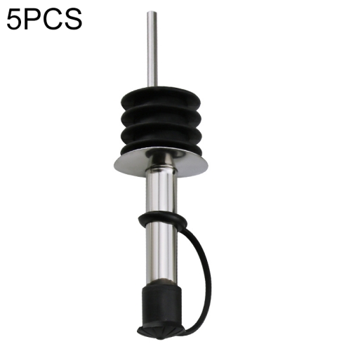 5 PCS Glass Bottle Stopper Stainless Steel Oil Stopper Silicone Stopper Black Hat Straight Mouth
5 PCS Glass Bottle Stopper Stainless Steel Oil Stopper Silicone Stopper Black Hat Straight Mouth