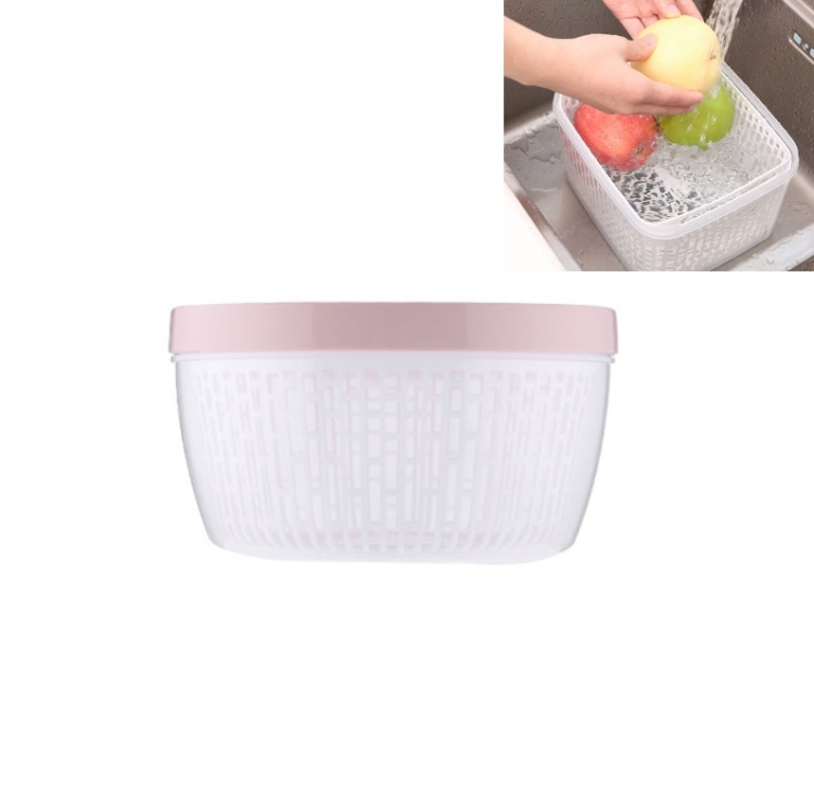 Kitchen Double Layer Vegetable Drain Basket Household Refrigerator Storage Box Food Sorage Box with Lid, Style:Round
Kitchen Double Layer Vegetable Drain Basket Household Refrigerator Storage Box Food Sorage Box with Lid, Style:Round