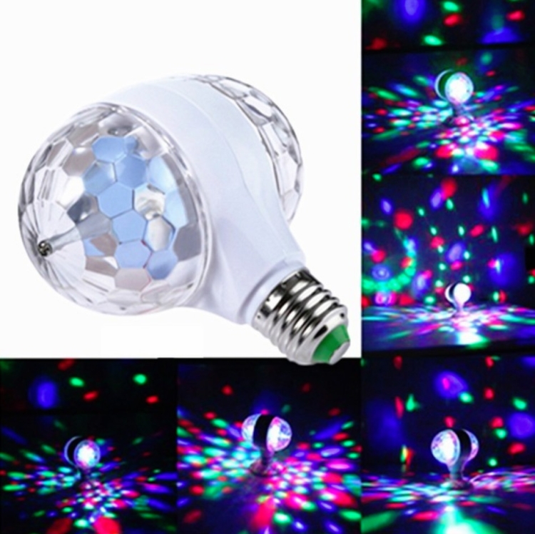 E27 6W LED Double Head Colorful Bulb Rotating Magic Ball Stage Light Laser Projection Lamp
E27 6W LED Double Head Colorful Bulb Rotating Magic Ball Stage Light Laser Projection Lamp