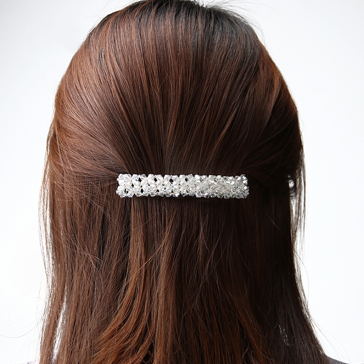 Fashion Girls Headwear Crystal Rhinestone Elastic Hair Clip Hair Accessories(White)
Fashion Girls Headwear Crystal Rhinestone Elastic Hair Clip Hair Accessories(White)