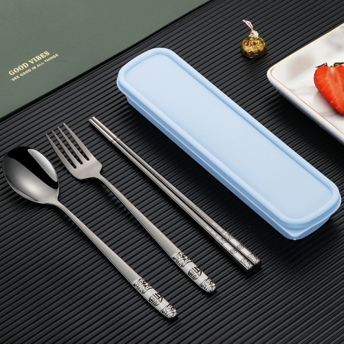 Stainless Steel Tableware Student Office Worker Portable Tableware Set, Specification:3 PCS / Set, Color:Black
Stainless Steel Tableware Student Office Worker Portable Tableware Set, Specification:3 PCS / Set, Color:Black