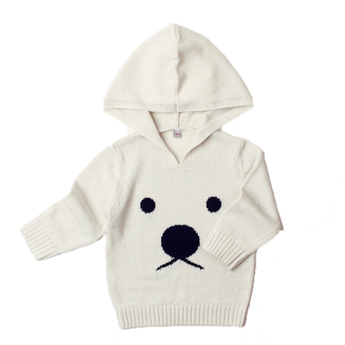 Autumn Winter Baby Bear Knit Pullover Children Hooded Long Sleeve Sweater, Height:70cm(White)
Autumn Winter Baby Bear Knit Pullover Children Hooded Long Sleeve Sweater, Height:70cm(White)