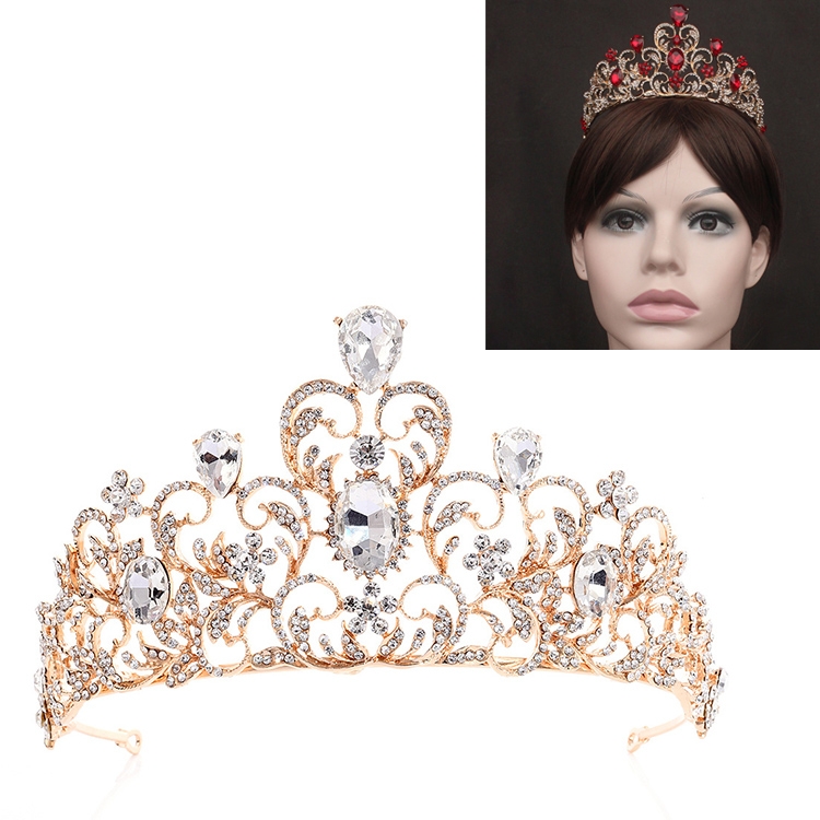 Crystal Wedding Crown Bride Crown Headband Accessories Hair Jewelry Ornaments(Gold White)
Crystal Wedding Crown Bride Crown Headband Accessories Hair Jewelry Ornaments(Gold White)