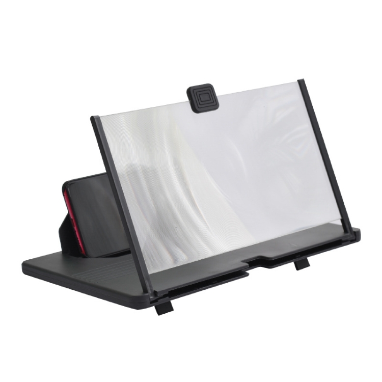 12 Inch Pull-Out Mobile Phone Screen Magnifier 3D Desktop Stand, Style:Blu-ray Model(Black)
12 Inch Pull-Out Mobile Phone Screen Magnifier 3D Desktop Stand, Style:Blu-ray Model(Black)
