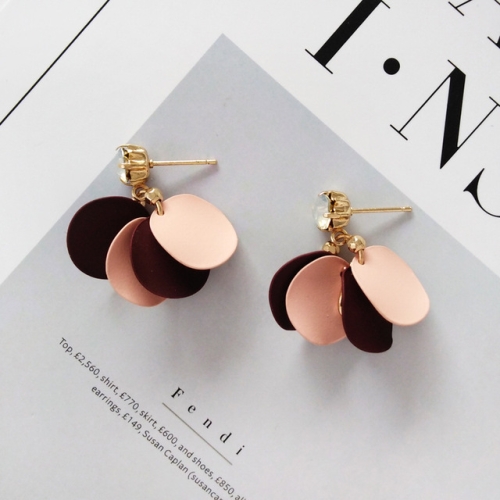 Temperament Simple Creative Color Round Earrings for Women(Red Pink Stud Earring)
Temperament Simple Creative Color Round Earrings for Women(Red Pink Stud Earring)