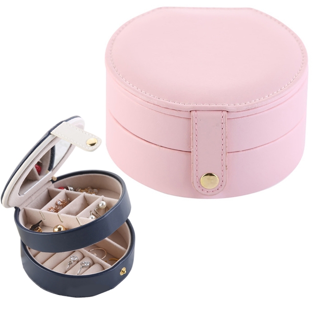 2 Tiers Jewelry Portable Box Makeup Earrings Case Storage Organizer Container(Light Pink)
2 Tiers Jewelry Portable Box Makeup Earrings Case Storage Organizer Container(Light Pink)