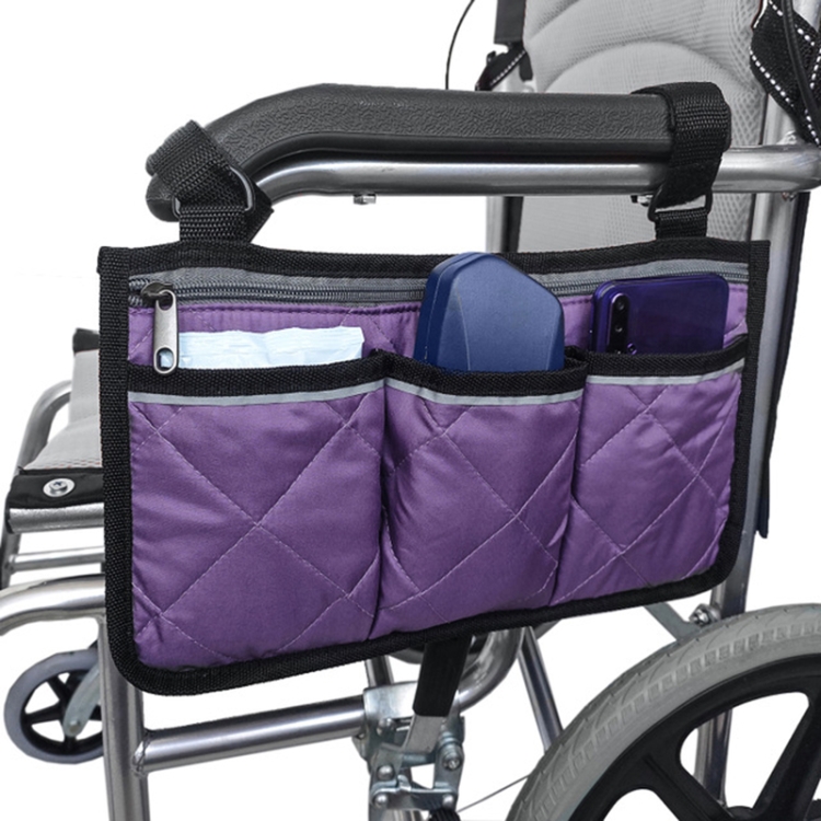 Walking Aid Wheelchair Armrest Side Storage Bag Car Storage Hanging Bag(Purple)
Walking Aid Wheelchair Armrest Side Storage Bag Car Storage Hanging Bag(Purple)
