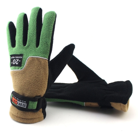 Anti-skid And Anti-wind Outdoor Cycling Fleece Hiking Climbing Running Ski Full Finger Gloves(Lady Green)
Anti-skid And Anti-wind Outdoor Cycling Fleece Hiking Climbing Running Ski Full Finger Gloves(Lady Green)