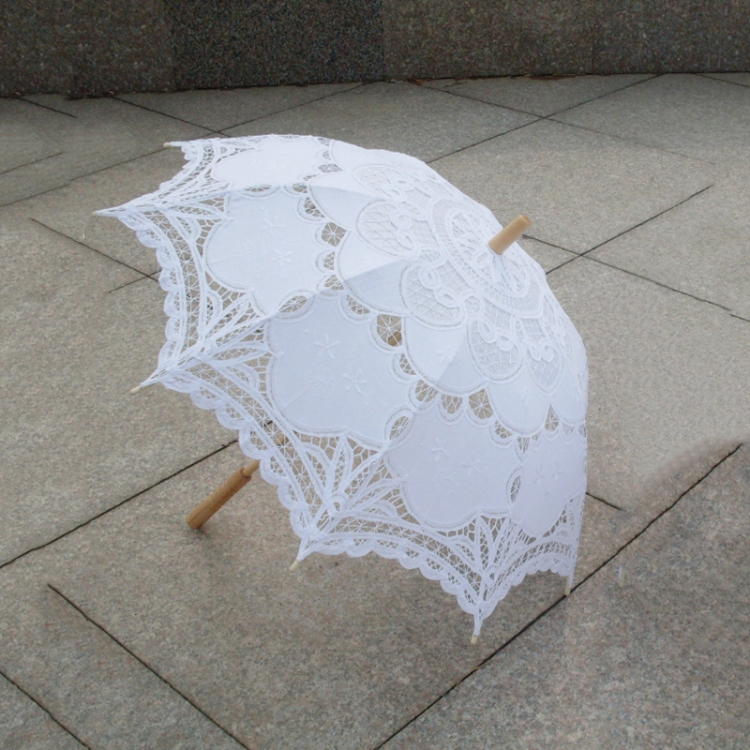 Craft Lace Umbrella Cotton Decoration Wedding Prop Photography Umbrella(White)
Craft Lace Umbrella Cotton Decoration Wedding Prop Photography Umbrella(White)