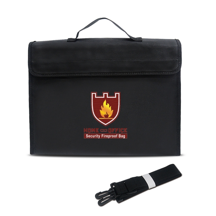 Office Fiberglass Cloth Filing Portable Fire Resistant Waterproof Safe Bag Folder(Black)
Office Fiberglass Cloth Filing Portable Fire Resistant Waterproof Safe Bag Folder(Black)