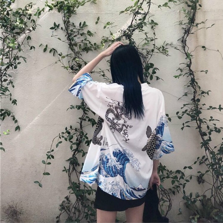 Ladies Summer Loose Sun Protection Clothing Kimono Thin Coat, Size: One Size(White)
Ladies Summer Loose Sun Protection Clothing Kimono Thin Coat, Size: One Size(White)