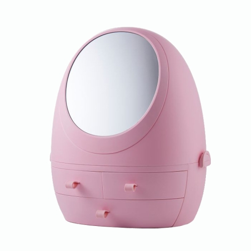 Desktop Dustproof Portable Cosmetic Storage Box With Mirror, Colour: Pink Mirror With Light
Desktop Dustproof Portable Cosmetic Storage Box With Mirror, Colour: Pink Mirror With Light