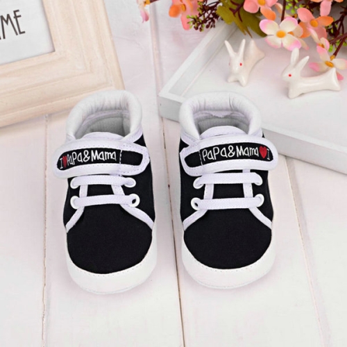 Baby Infant Soft Sole Canvas Sneaker Toddler Newborn Shoes, Shoe Size: 12cm(Black)
Baby Infant Soft Sole Canvas Sneaker Toddler Newborn Shoes, Shoe Size: 12cm(Black)