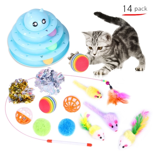 Pet Cat Toy Set Funny Cat Stick Plush Mouse Combo Toy,Specification: No. 10 Set
Pet Cat Toy Set Funny Cat Stick Plush Mouse Combo Toy,Specification: No. 10 Set