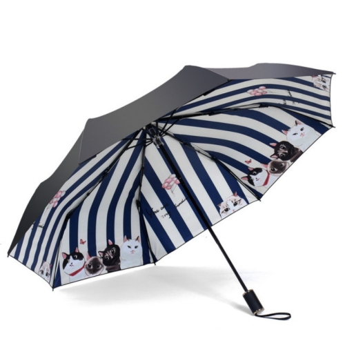 Fresh Three-folding Umbrella Rain Dual-use Black plastic Sun Protection Sun Umbrella(Navy Blue)
Fresh Three-folding Umbrella Rain Dual-use Black plastic Sun Protection Sun Umbrella(Navy Blue)